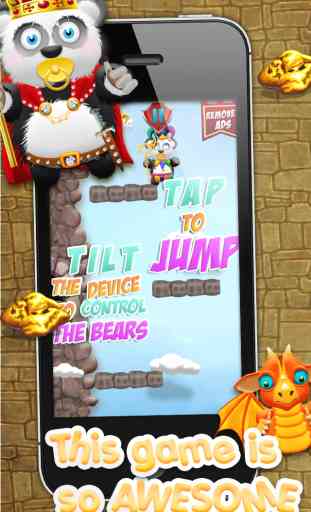 Baby Panda Bears Battle of The Gold Rush Kingdom HD - A Castle Jump Edition FREE Game! 1