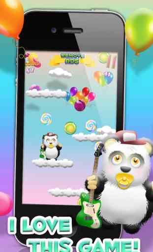 Baby Panda Bears Candy Rain HD -  Fun Cloud Jumping Edition FREE Game! 2