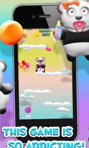 Baby Panda Bears Candy Rain HD -  Fun Cloud Jumping Edition FREE Game! 4