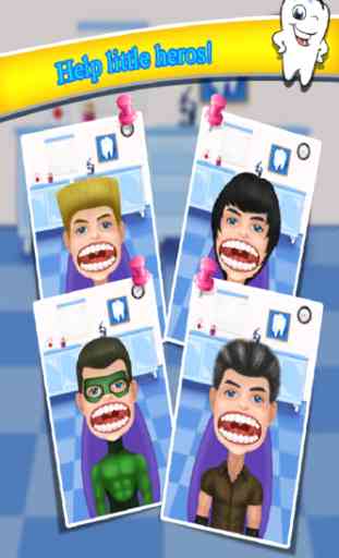 Bad Teeth Doctor and Hero Dentist Office - Help Celebrity with your little hand 2