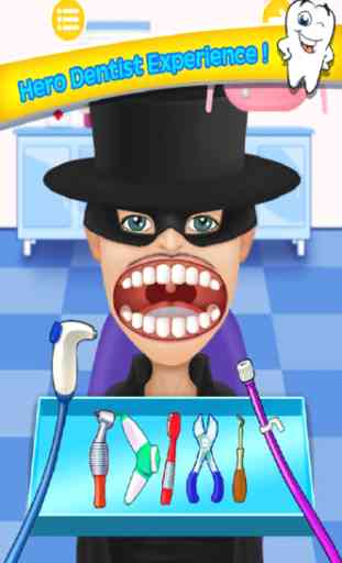 Bad Teeth Doctor and Hero Dentist Office - Help Celebrity with your little hand 4