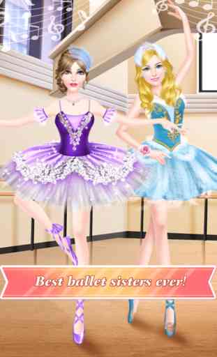 Ballet Sisters - Ballerina Fashion: Dancing Beauty Spa, Makeover, Dressup Game for Girls 1