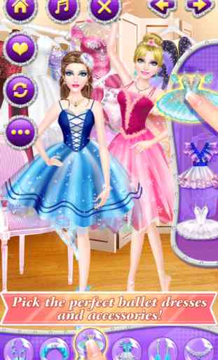 Ballet Sisters - Ballerina Fashion: Dancing Beauty Spa, Makeover, Dressup Game for Girls 4