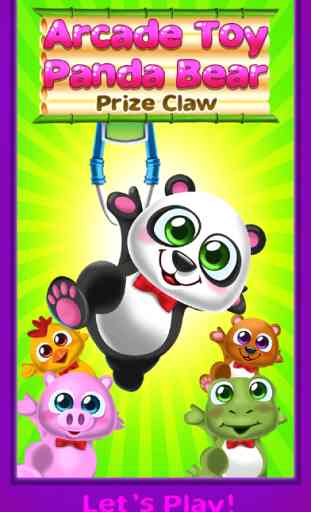 Arcade Panda Bear Prize Claw Machine Puzzle Game 1