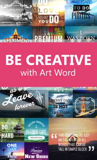 ArtWord - Best Typography for your quotes on photo 1