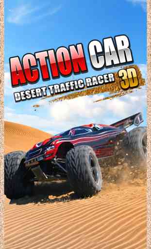 ATV 3D Action Car Desert Traffic Racer Racing Game 1