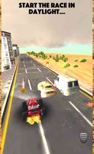 ATV 3D Action Car Desert Traffic Racer Racing Game 2