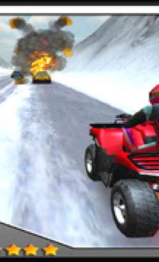 ATV Quadbike Frozen Highway - NOS Boosted Winter Racing 2