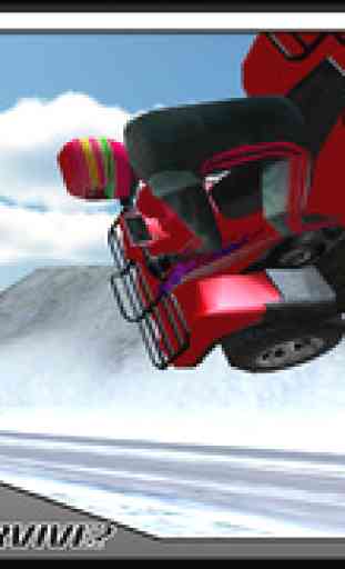 ATV Quadbike Frozen Highway - NOS Boosted Winter Racing 3