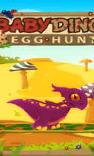 Baby Dino Egg Hunt : Dinosaur Run and Jump Game 1