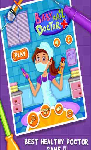 Baby Nail Doctor- Girls & Fun Kids Games 1