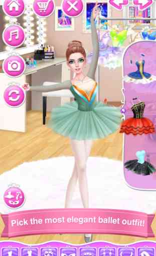 Ballerina Girls - Beauty Salon: Ballet Makeup, Dressup and Makeover Games 3