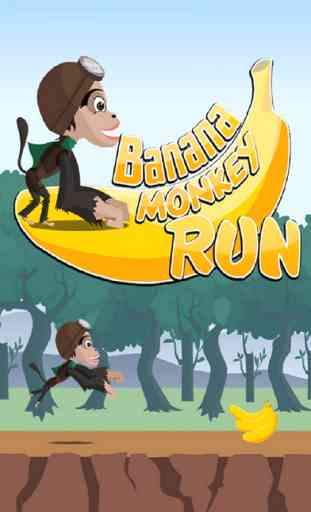 Banana Monkey Run - Crazy Spider Jump Minion Fun Rush 1