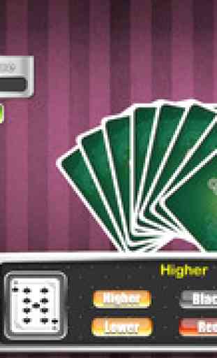 Best Hi-Lo Casino Card Rivals - good Vegas card betting game 1