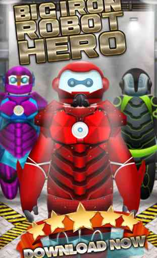 Big Iron Super Hero Robot Creator 2 – Makeover of Bot-Man Games for Free 1