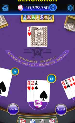 Blackjack - blackjack free + Vegas Casino-style blackjack 21 + free blackjack trainer game 4