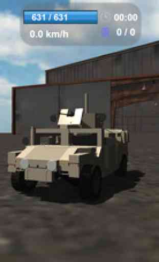 Battle Car Craft - Ride in block tanks you build 4