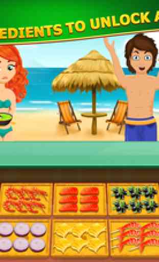 Beach Party Cookout Fever: Delicious Oceanside Cooking Scramble FREE 4