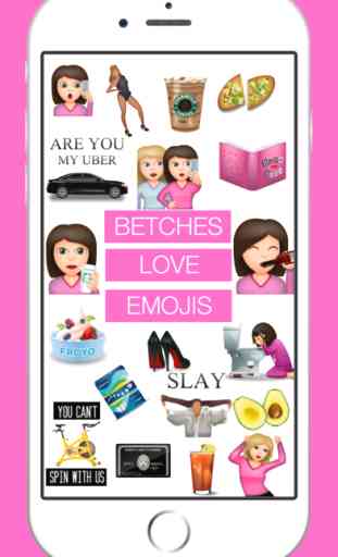 Betches Love Emoji - Extra Emojis Keyboard For iPhone Texting 1