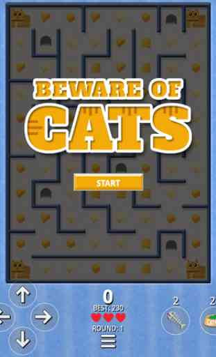 Beware Of Cats Free - Endless Arcade Maze Runner 4