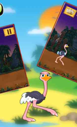 Big Bird Run - Ostrich's Crazy Jungle Splash (Free Game) 2