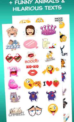 Big Emoji Stickers - Extra Funny Sticker Emojis for Messages & Texting 2