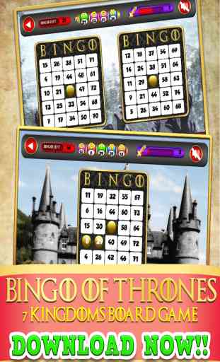 Bingo of Thrones 7 Kingdoms Board Game Free 1
