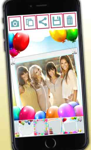 Birthday frames for photos - collage and image editor 1