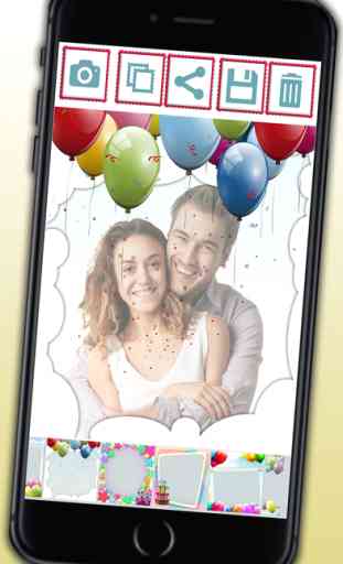 Birthday frames for photos - collage and image editor 4