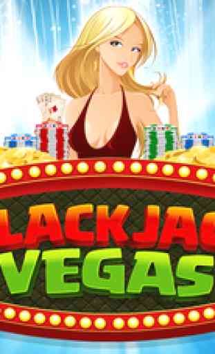 Black-Jack Vegas Classic 21 Card Run Casino Game Free 1