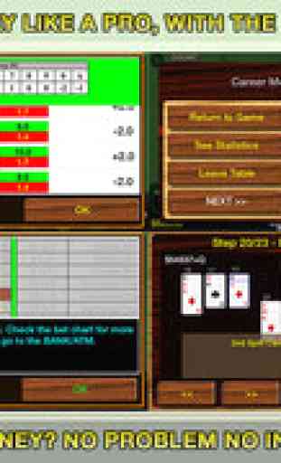 Blackjack 21 Pro Multi-Hand FREE for iPad + (Blackjack Pass/Spanish 21/Super 31) (Vegas Casino Game) 4