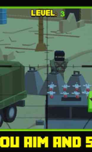 Block Battles City Crime Defense : Pixel war Gun-Craft Sniper Shooting Games 4