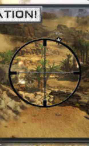 Bravo Sniper Assassin. Commando Shoot To Kill On Frontline Duty Call 3
