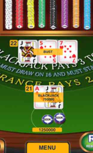 Blackjack 21 + Free Casino-style Blackjack game 2