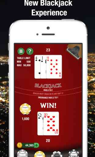Blackjack Casino 2 - Double Down for 21 2