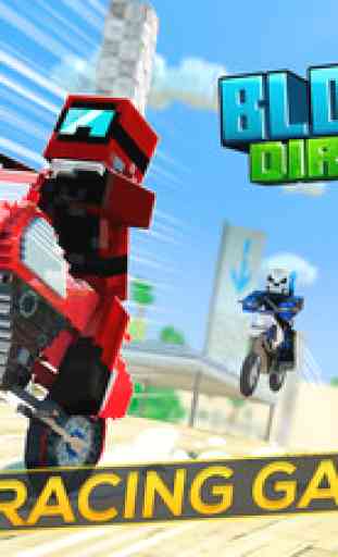 Block Dirt Bike Survival Multiplayer Racing Game 1