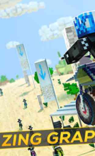 Block Dirt Bike Survival Multiplayer Racing Game 2