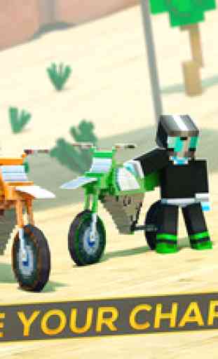 Block Dirt Bike Survival Multiplayer Racing Game 3