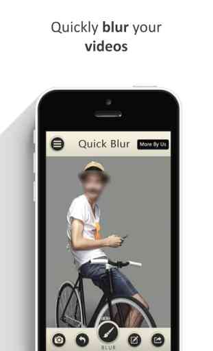 Blur effect for Video in a Touch-Background Editor 1