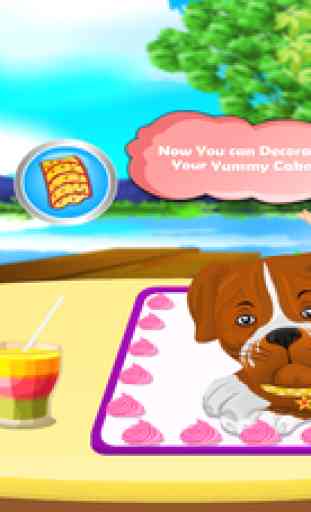 Boxer Dog Cake Cooking Game 4