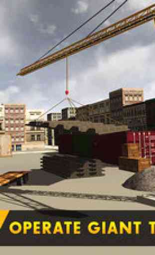 Bridge Builder Crane Operator – 3D city construction truck simulation game 3