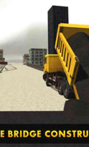 Bridge Builder Crane Operator – 3D city construction truck simulation game 4