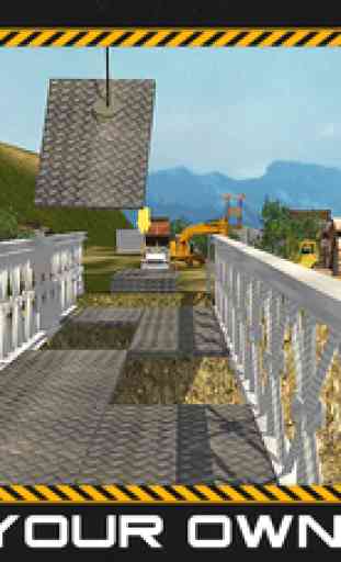 Bridge Builder Crane Simulator 3D – Construction crane simulation game 3