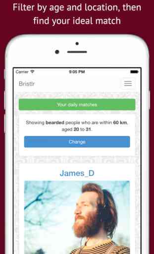 Bristlr - Free dating for beard lovers 2