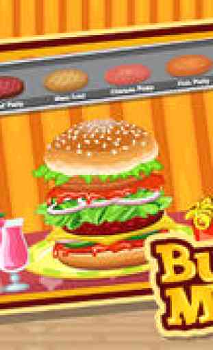 Burger Maker - Fast Food Cooking Game for Boys and Girls 4