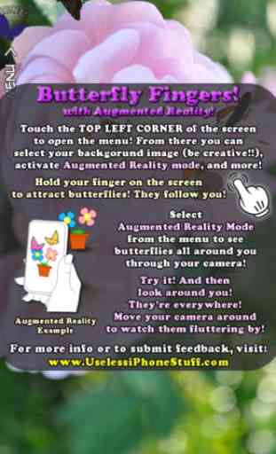 Butterfly Fingers! with Augmented Reality 3