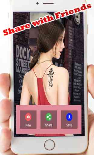 Camera Tattoo - Make a Virtual Tattoo on your body. Just take a photo of you or your friends. 3
