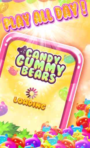 Candy Gummy Bears Match-3 - drop the yummy kids game mania hd free 3