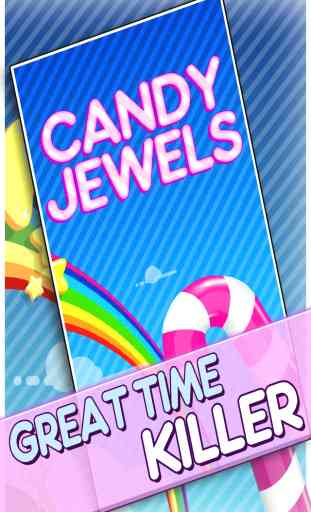 Candy Jewels Mania Puzzle Game - Fun Sugar Rush Match3 For Kids HD FREE 3