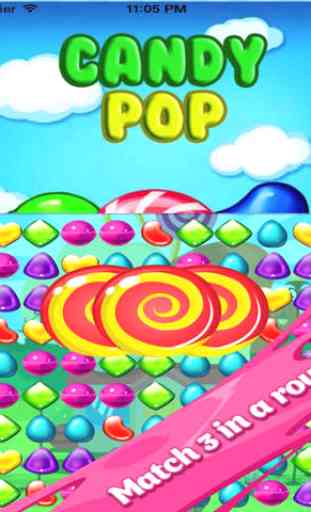Candy Pop Mania Blitz-The best Match 3 puzzel game for kids and girls 4